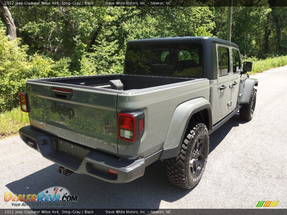 2022 Jeep Gladiator Willys 4x4 Sting-Gray / Black Photo #6