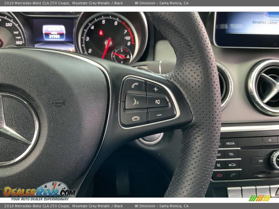 2019 Mercedes-Benz CLA 250 Coupe Mountain Grey Metallic / Black Photo #22