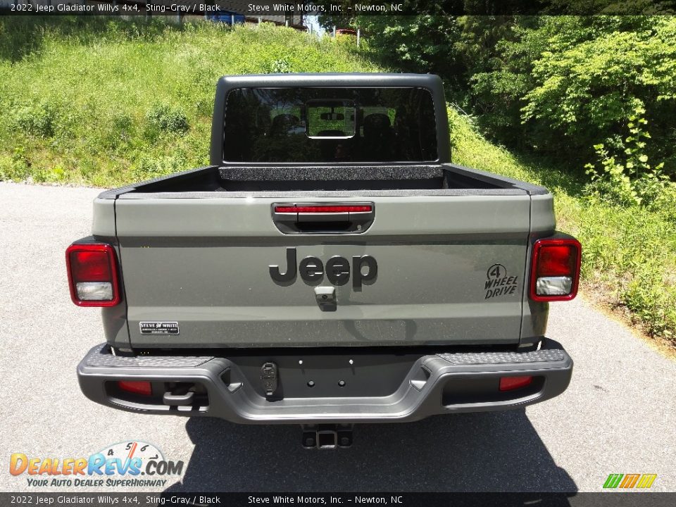 2022 Jeep Gladiator Willys 4x4 Sting-Gray / Black Photo #7