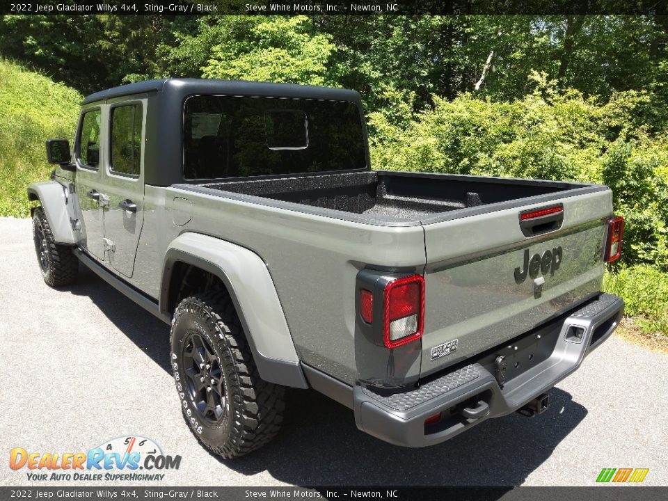 2022 Jeep Gladiator Willys 4x4 Sting-Gray / Black Photo #9