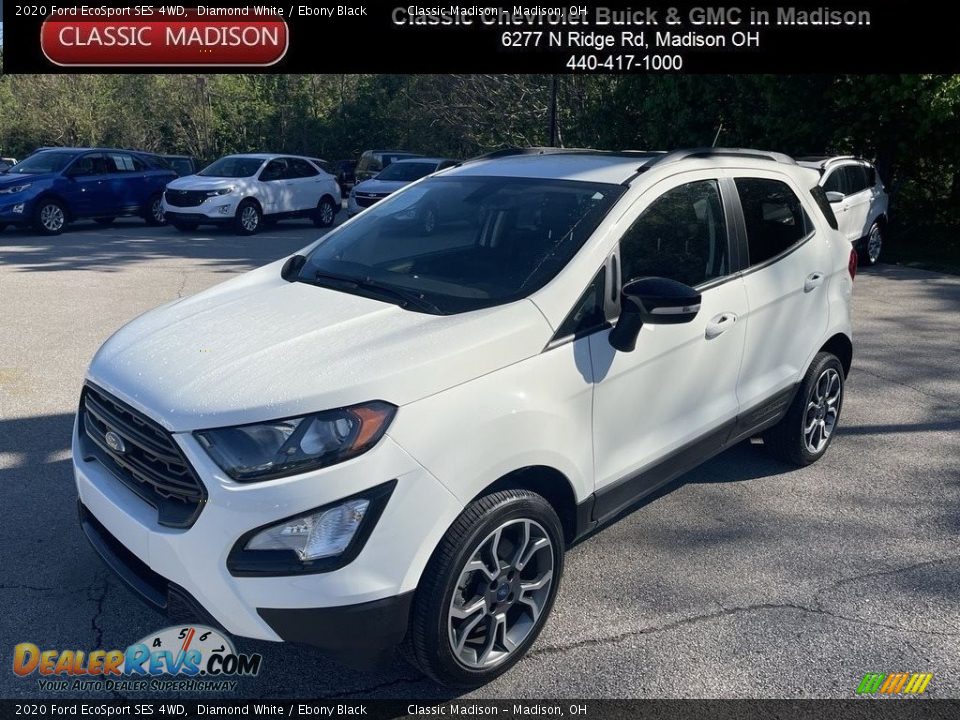 2020 Ford EcoSport SES 4WD Diamond White / Ebony Black Photo #1