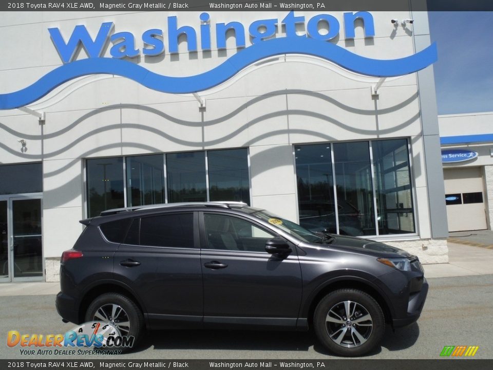 2018 Toyota RAV4 XLE AWD Magnetic Gray Metallic / Black Photo #2