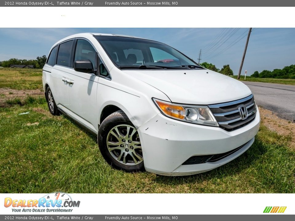 2012 Honda Odyssey EX-L Taffeta White / Gray Photo #1