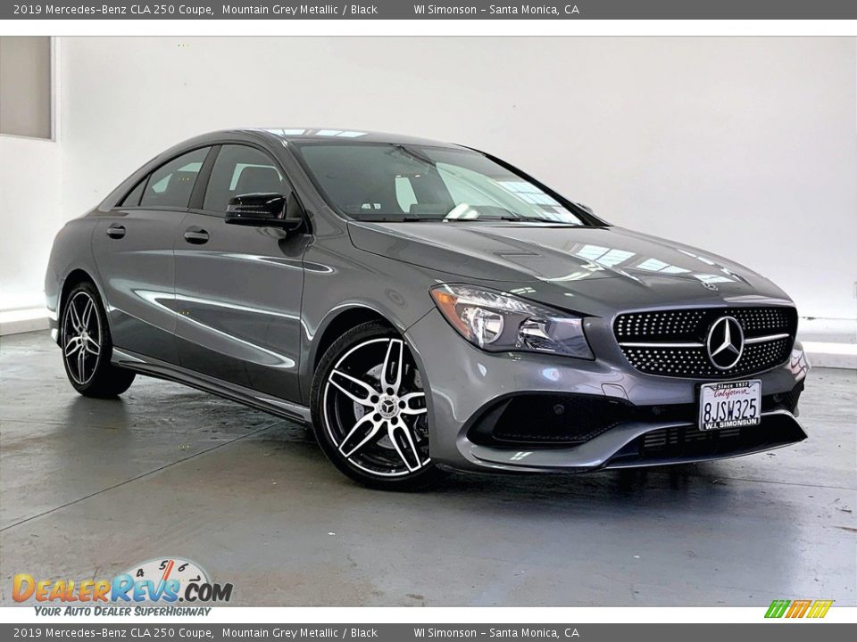 2019 Mercedes-Benz CLA 250 Coupe Mountain Grey Metallic / Black Photo #34