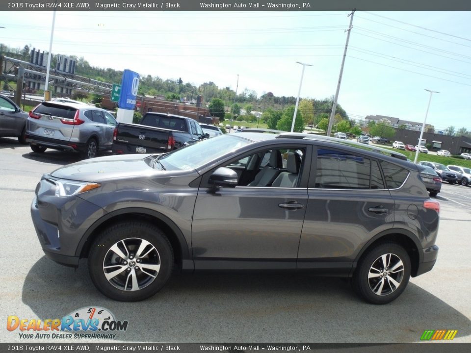 2018 Toyota RAV4 XLE AWD Magnetic Gray Metallic / Black Photo #7