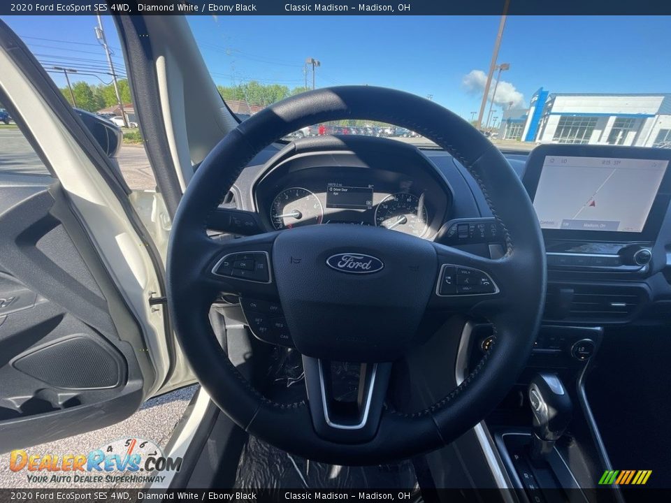 2020 Ford EcoSport SES 4WD Diamond White / Ebony Black Photo #9
