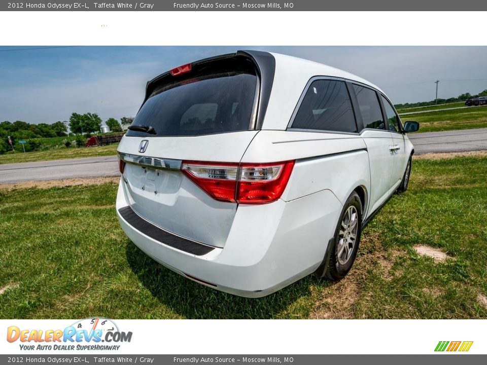 2012 Honda Odyssey EX-L Taffeta White / Gray Photo #4