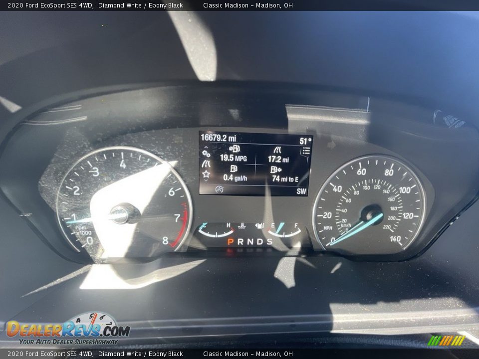 2020 Ford EcoSport SES 4WD Diamond White / Ebony Black Photo #10