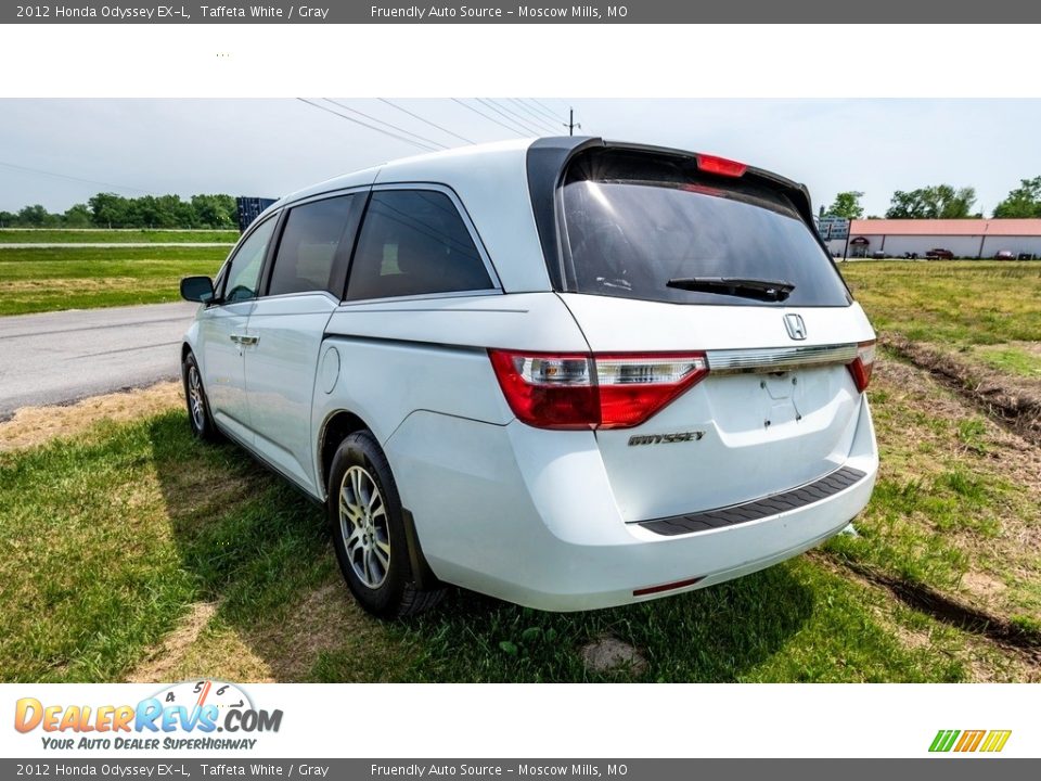 2012 Honda Odyssey EX-L Taffeta White / Gray Photo #6