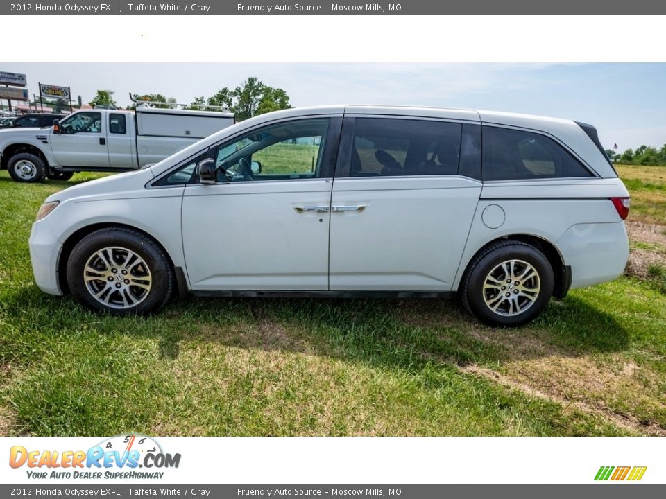 2012 Honda Odyssey EX-L Taffeta White / Gray Photo #7