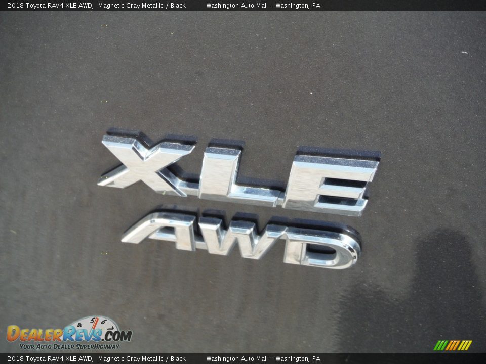 2018 Toyota RAV4 XLE AWD Magnetic Gray Metallic / Black Photo #12