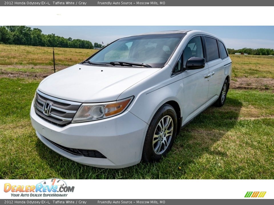 2012 Honda Odyssey EX-L Taffeta White / Gray Photo #8