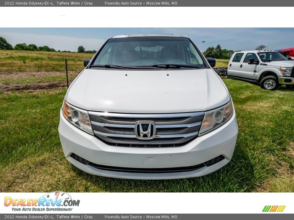 2012 Honda Odyssey EX-L Taffeta White / Gray Photo #9