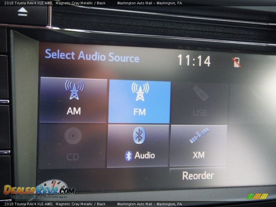 2018 Toyota RAV4 XLE AWD Magnetic Gray Metallic / Black Photo #22
