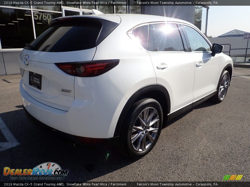 2019 Mazda CX-5 Grand Touring AWD Snowflake White Pearl Mica / Parchment Photo #2