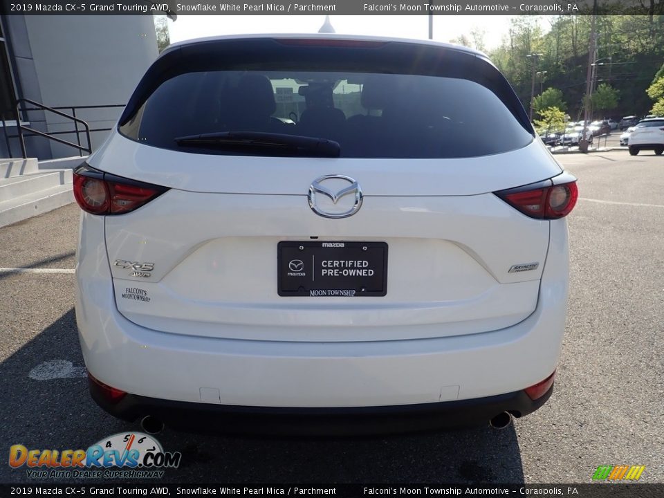 2019 Mazda CX-5 Grand Touring AWD Snowflake White Pearl Mica / Parchment Photo #3