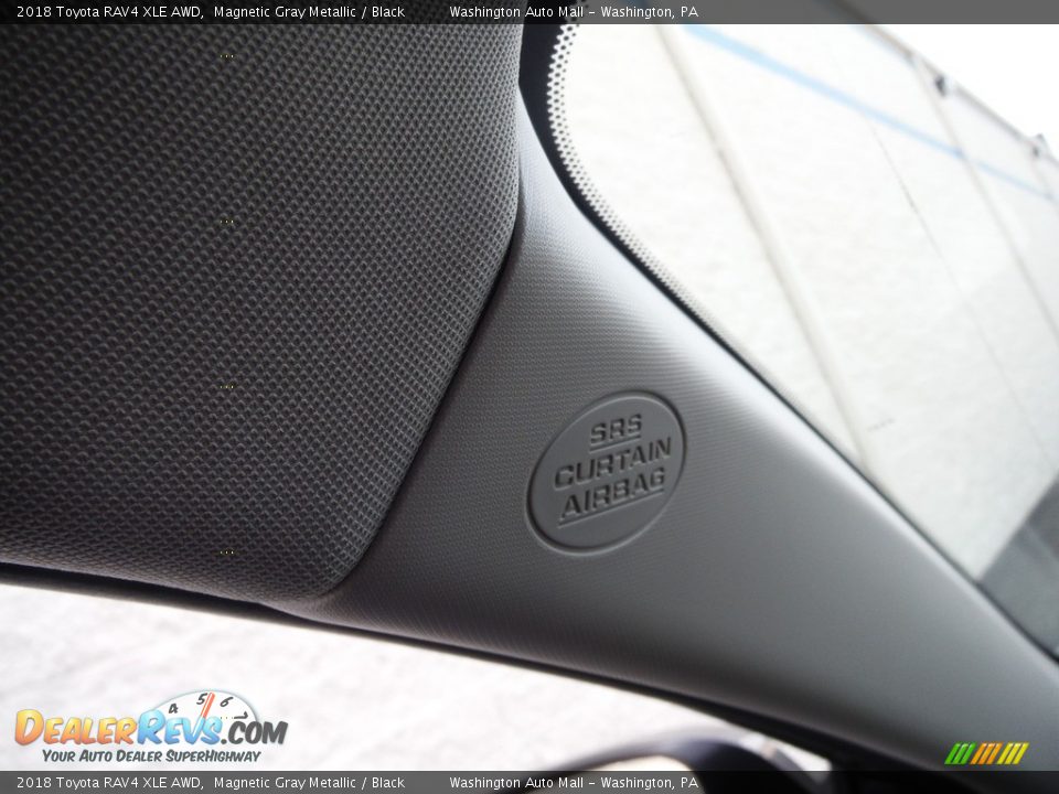 2018 Toyota RAV4 XLE AWD Magnetic Gray Metallic / Black Photo #27