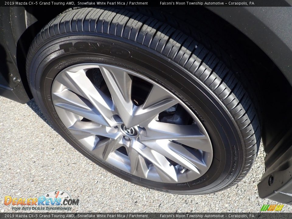 2019 Mazda CX-5 Grand Touring AWD Snowflake White Pearl Mica / Parchment Photo #10