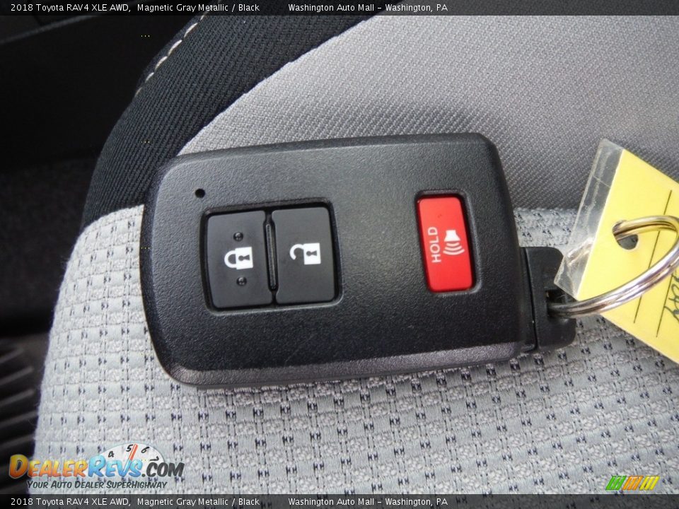 2018 Toyota RAV4 XLE AWD Magnetic Gray Metallic / Black Photo #33