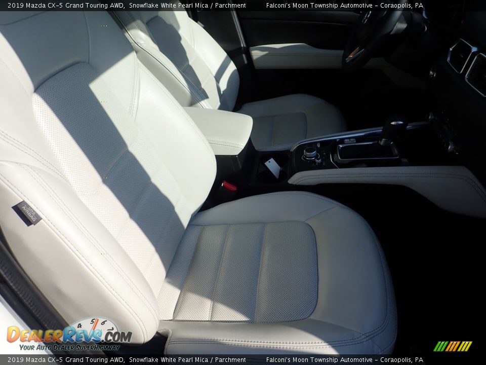 2019 Mazda CX-5 Grand Touring AWD Snowflake White Pearl Mica / Parchment Photo #11
