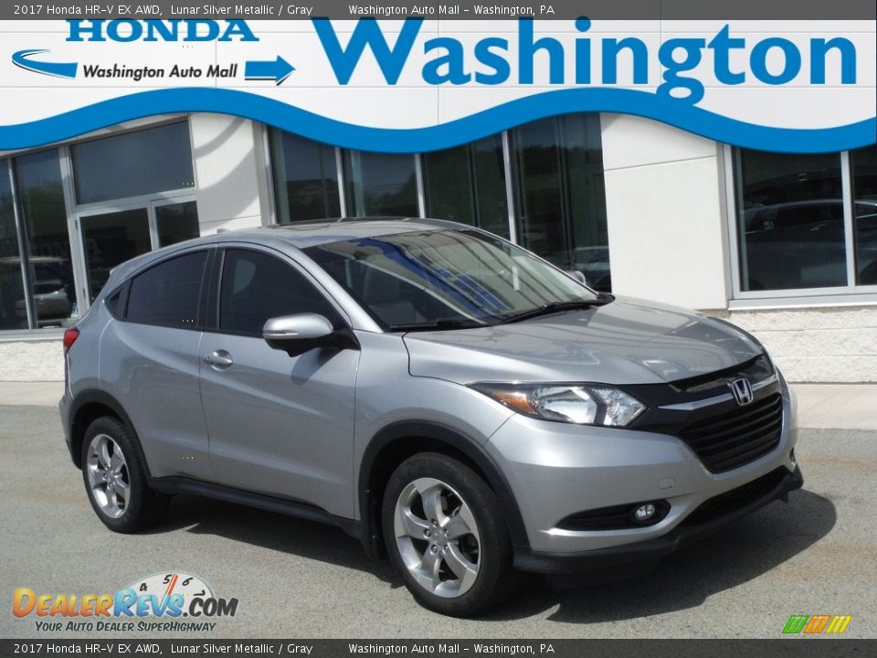 2017 Honda HR-V EX AWD Lunar Silver Metallic / Gray Photo #1