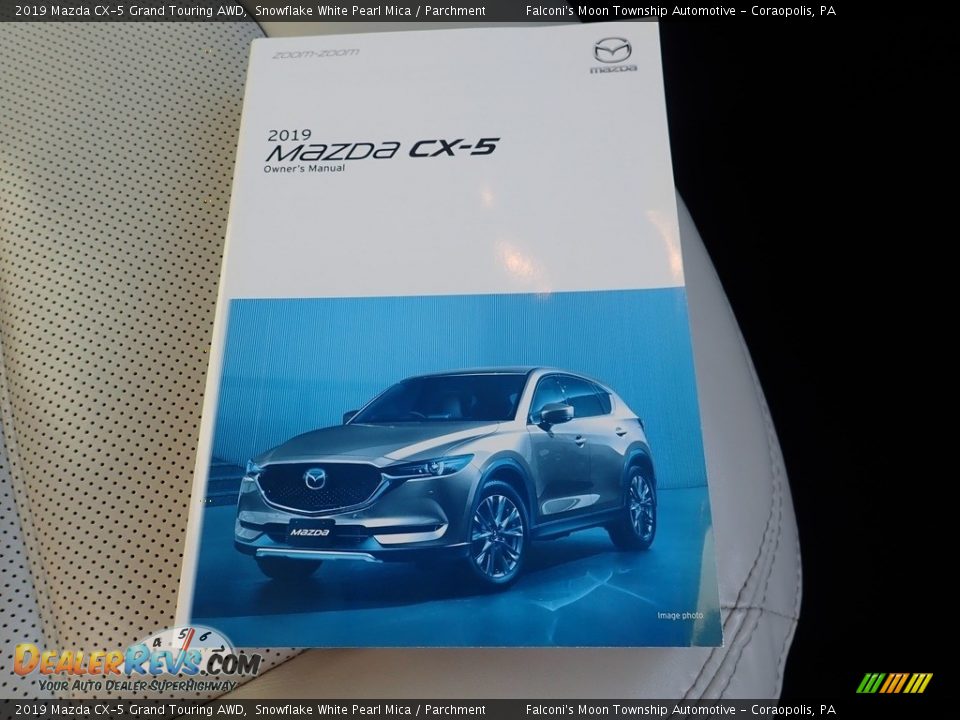 2019 Mazda CX-5 Grand Touring AWD Snowflake White Pearl Mica / Parchment Photo #14