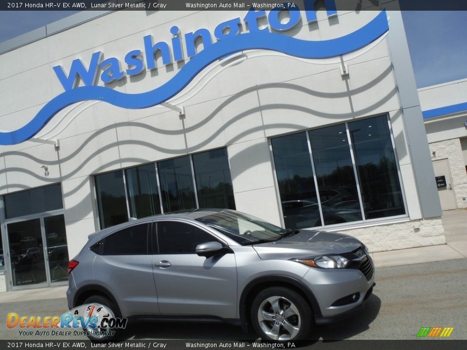 2017 Honda HR-V EX AWD Lunar Silver Metallic / Gray Photo #2