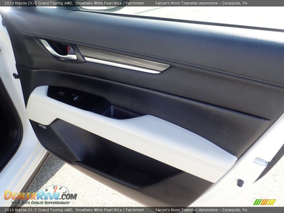2019 Mazda CX-5 Grand Touring AWD Snowflake White Pearl Mica / Parchment Photo #15
