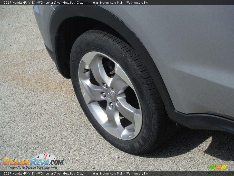 2017 Honda HR-V EX AWD Lunar Silver Metallic / Gray Photo #3