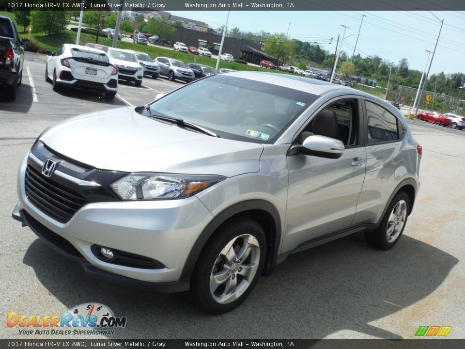 2017 Honda HR-V EX AWD Lunar Silver Metallic / Gray Photo #6