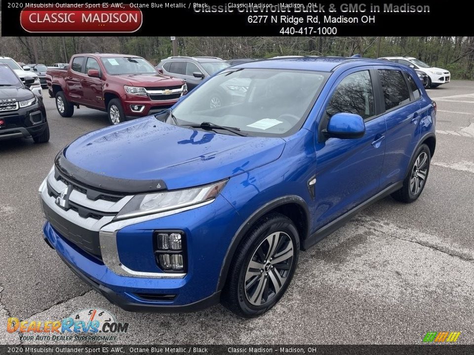 2020 Mitsubishi Outlander Sport ES AWC Octane Blue Metallic / Black Photo #1