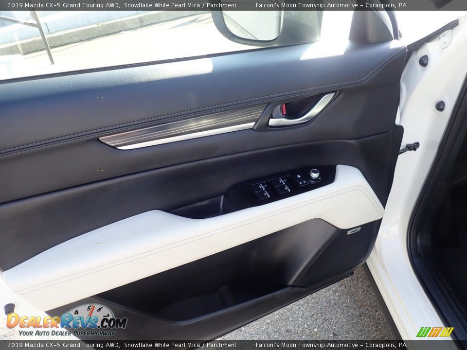 2019 Mazda CX-5 Grand Touring AWD Snowflake White Pearl Mica / Parchment Photo #20