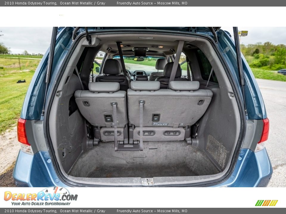 2010 Honda Odyssey Touring Ocean Mist Metallic / Gray Photo #9