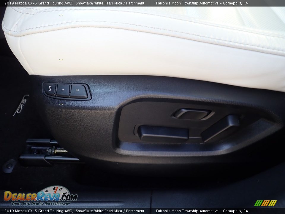 2019 Mazda CX-5 Grand Touring AWD Snowflake White Pearl Mica / Parchment Photo #21