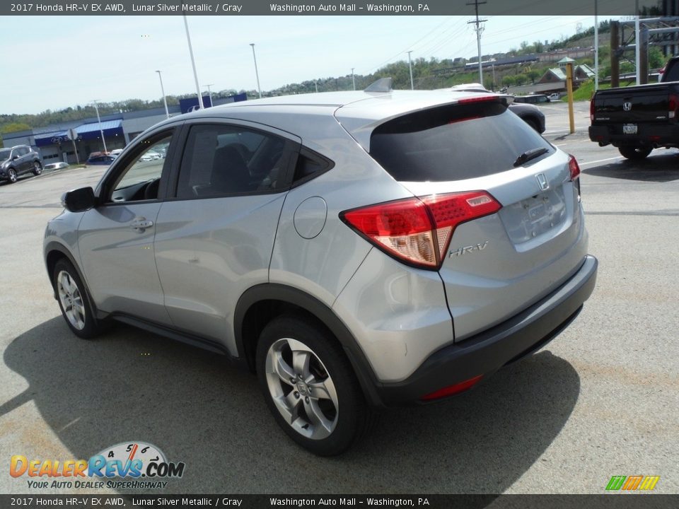 2017 Honda HR-V EX AWD Lunar Silver Metallic / Gray Photo #8