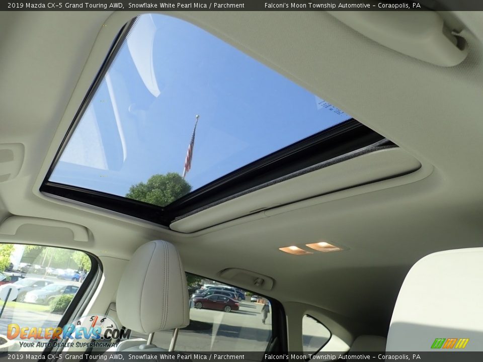2019 Mazda CX-5 Grand Touring AWD Snowflake White Pearl Mica / Parchment Photo #22