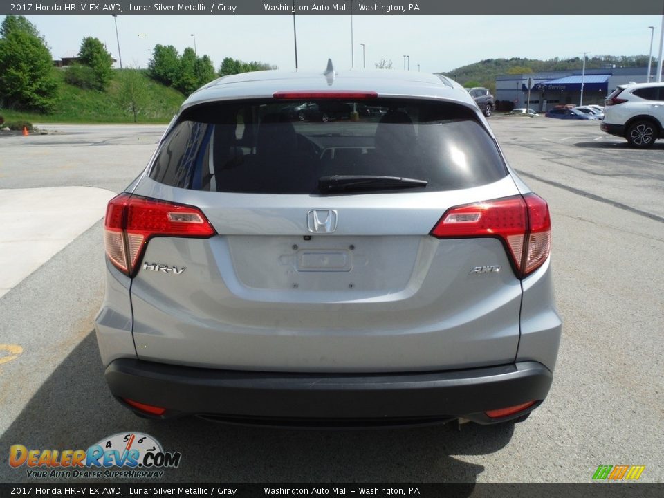 2017 Honda HR-V EX AWD Lunar Silver Metallic / Gray Photo #9