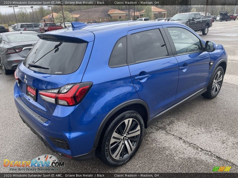 2020 Mitsubishi Outlander Sport ES AWC Octane Blue Metallic / Black Photo #3