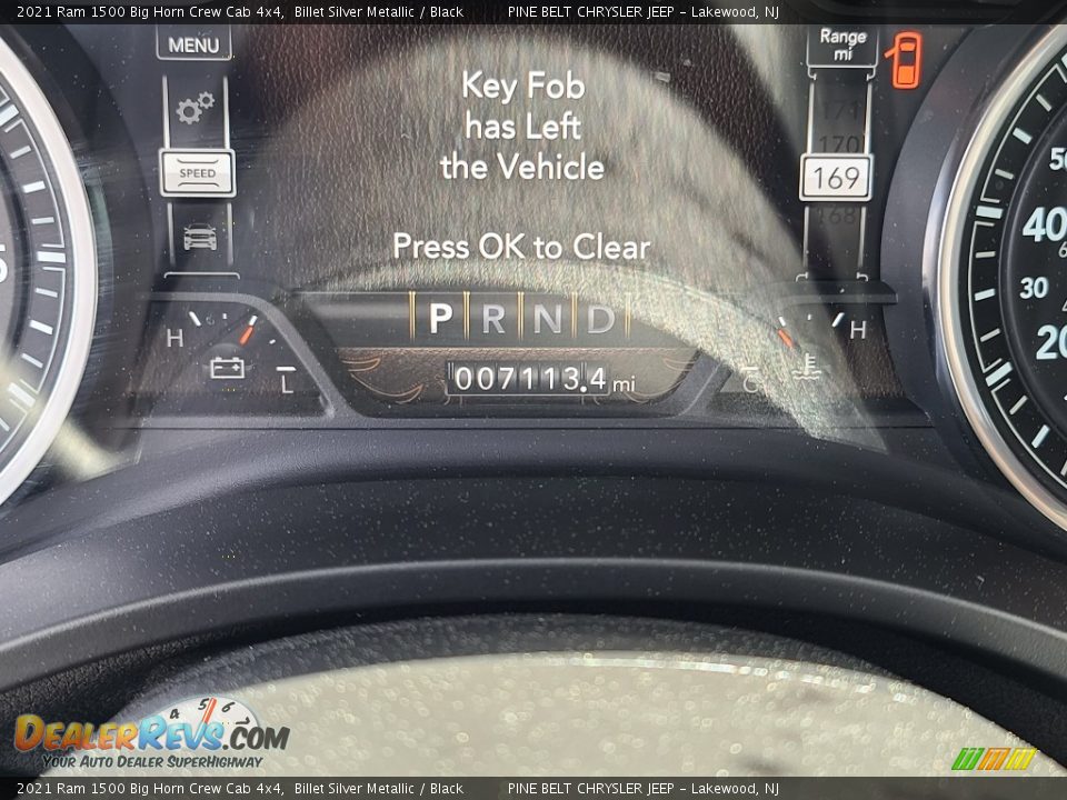 2021 Ram 1500 Big Horn Crew Cab 4x4 Billet Silver Metallic / Black Photo #3