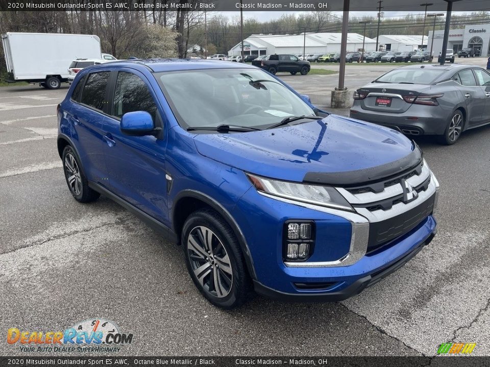 2020 Mitsubishi Outlander Sport ES AWC Octane Blue Metallic / Black Photo #4