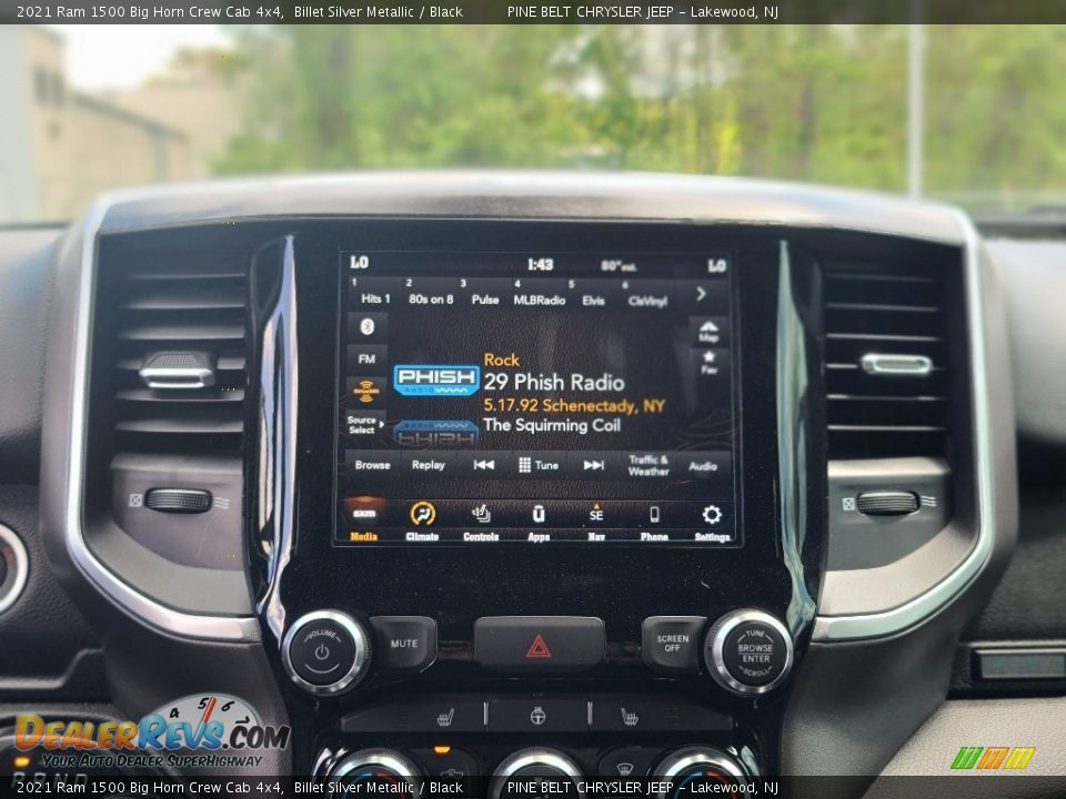 2021 Ram 1500 Big Horn Crew Cab 4x4 Billet Silver Metallic / Black Photo #6