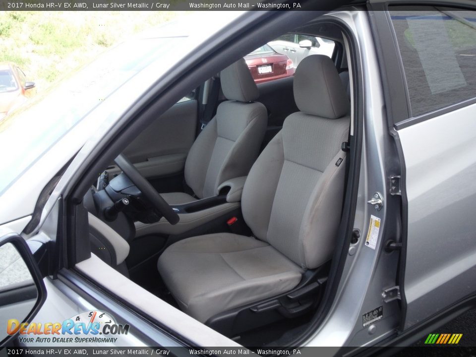 2017 Honda HR-V EX AWD Lunar Silver Metallic / Gray Photo #13