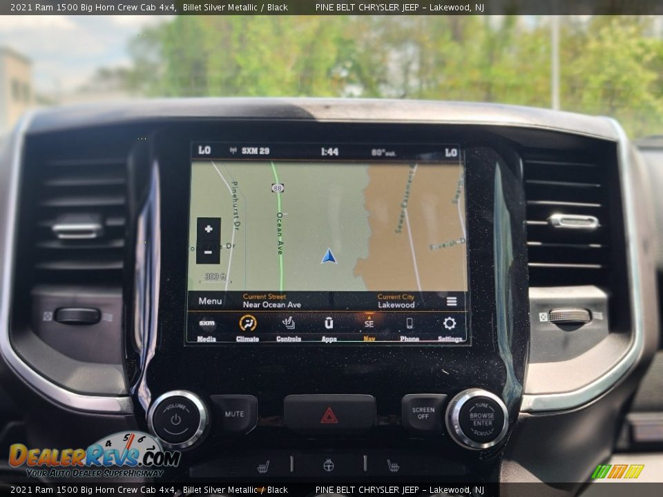 2021 Ram 1500 Big Horn Crew Cab 4x4 Billet Silver Metallic / Black Photo #7