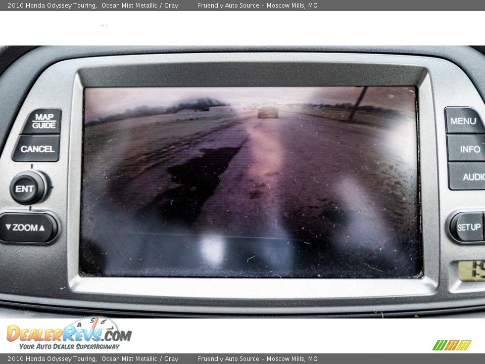 2010 Honda Odyssey Touring Ocean Mist Metallic / Gray Photo #16