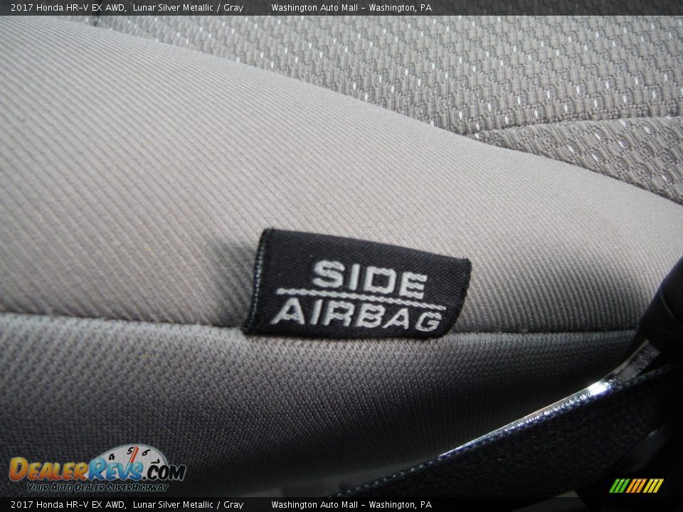 2017 Honda HR-V EX AWD Lunar Silver Metallic / Gray Photo #14