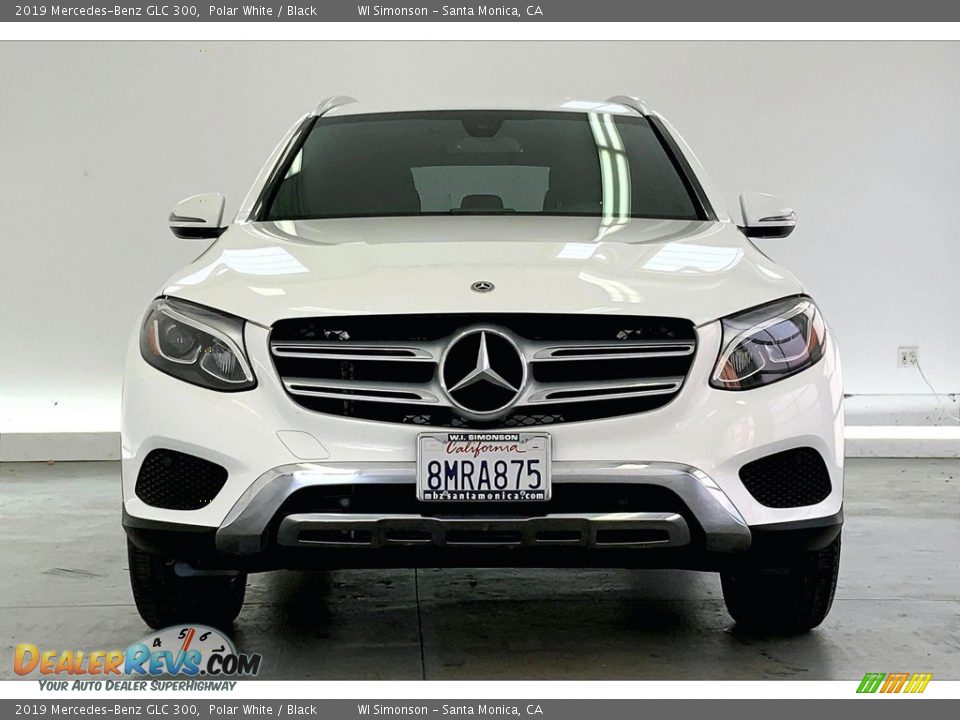 2019 Mercedes-Benz GLC 300 Polar White / Black Photo #2