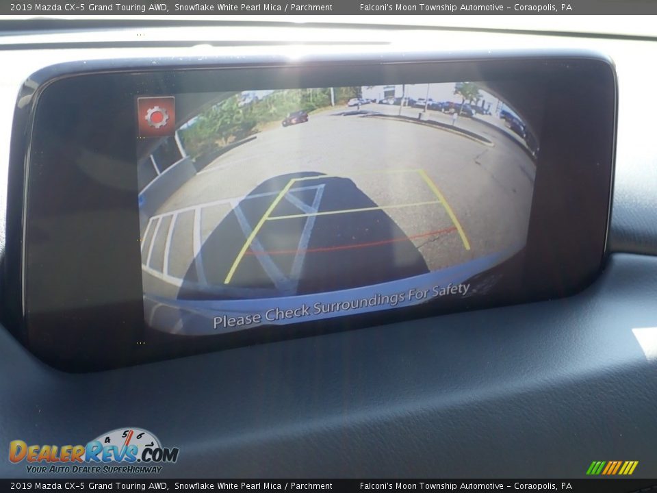 2019 Mazda CX-5 Grand Touring AWD Snowflake White Pearl Mica / Parchment Photo #29