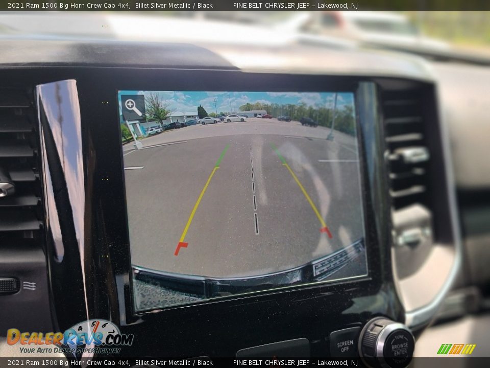 2021 Ram 1500 Big Horn Crew Cab 4x4 Billet Silver Metallic / Black Photo #9