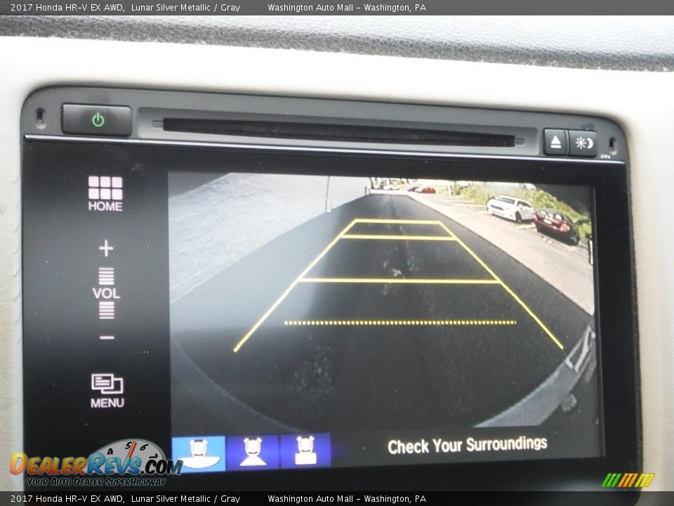 2017 Honda HR-V EX AWD Lunar Silver Metallic / Gray Photo #18