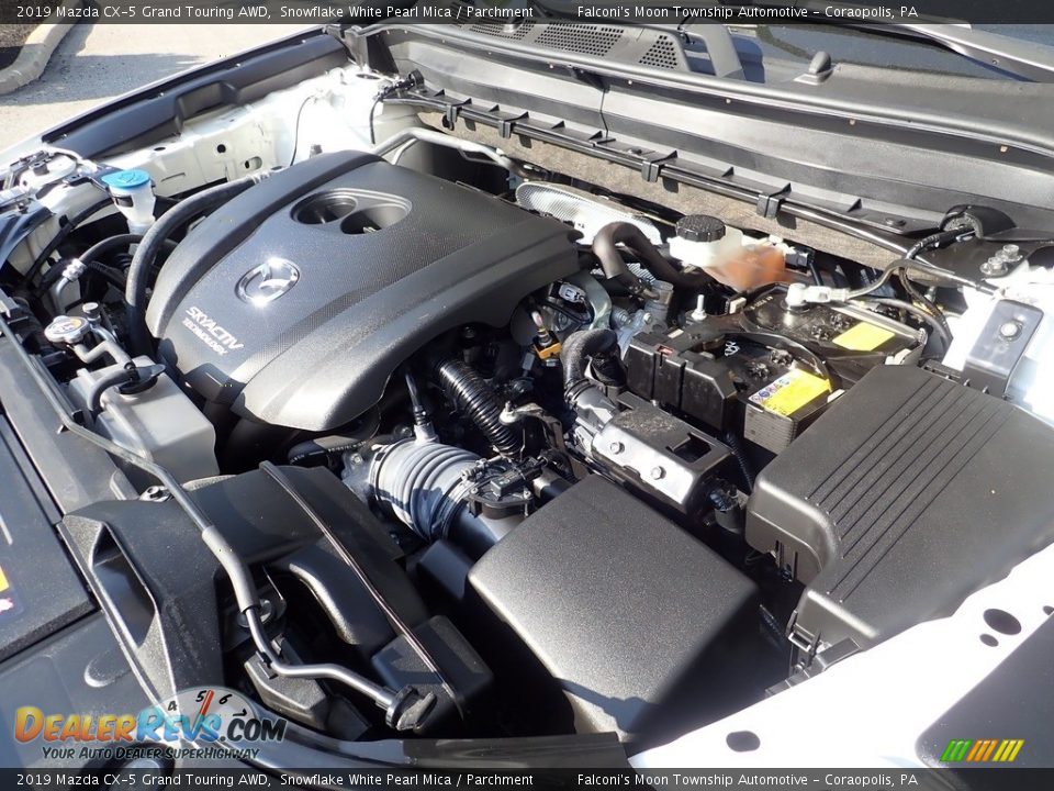 2019 Mazda CX-5 Grand Touring AWD Snowflake White Pearl Mica / Parchment Photo #30